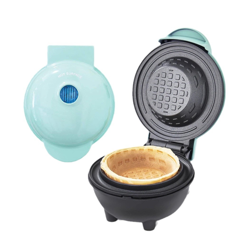 Mini Waffle Maker Machine - Mini máquina elétrica para fazer waffles