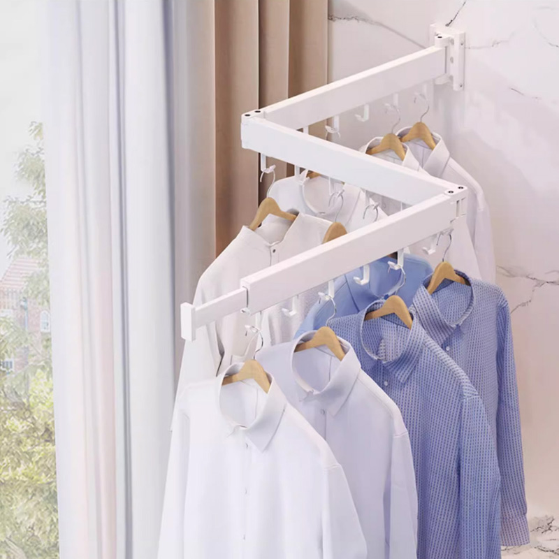 Laundry - Gancho de parede dobrável e rotativo