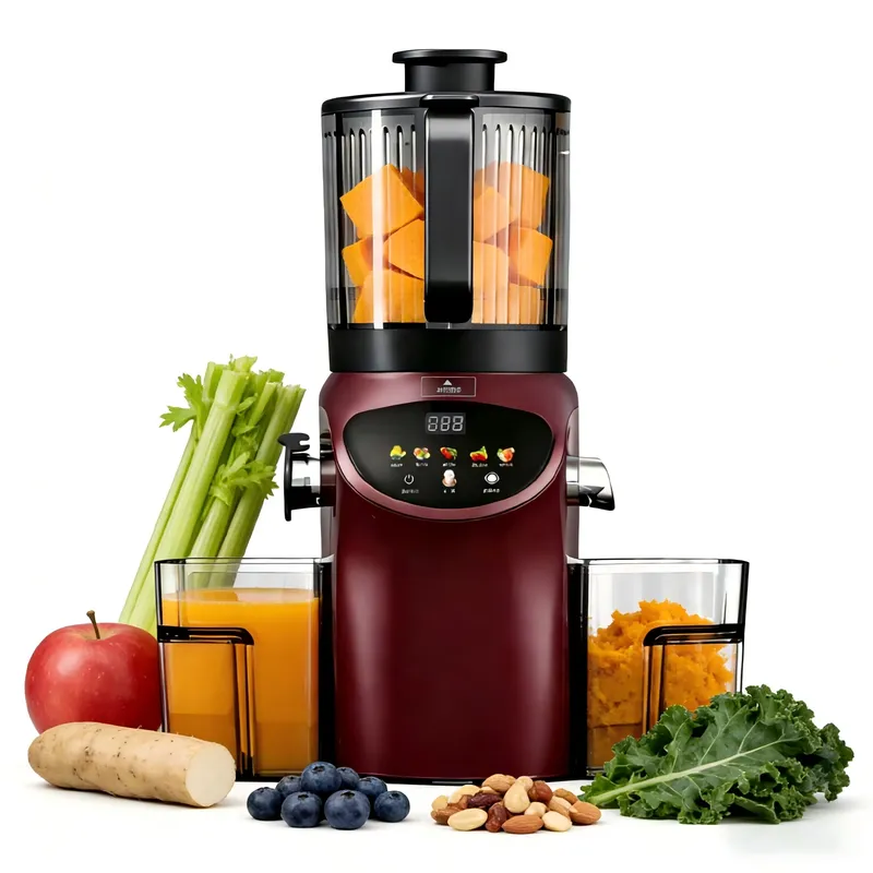 Electric Slow Juicer Cold Press - Máquina de Suco de Prensagem a