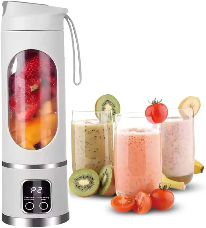 Portable Blender Usb Rechargeable - Liquidificador e espremedor multifuncionais com carregamento