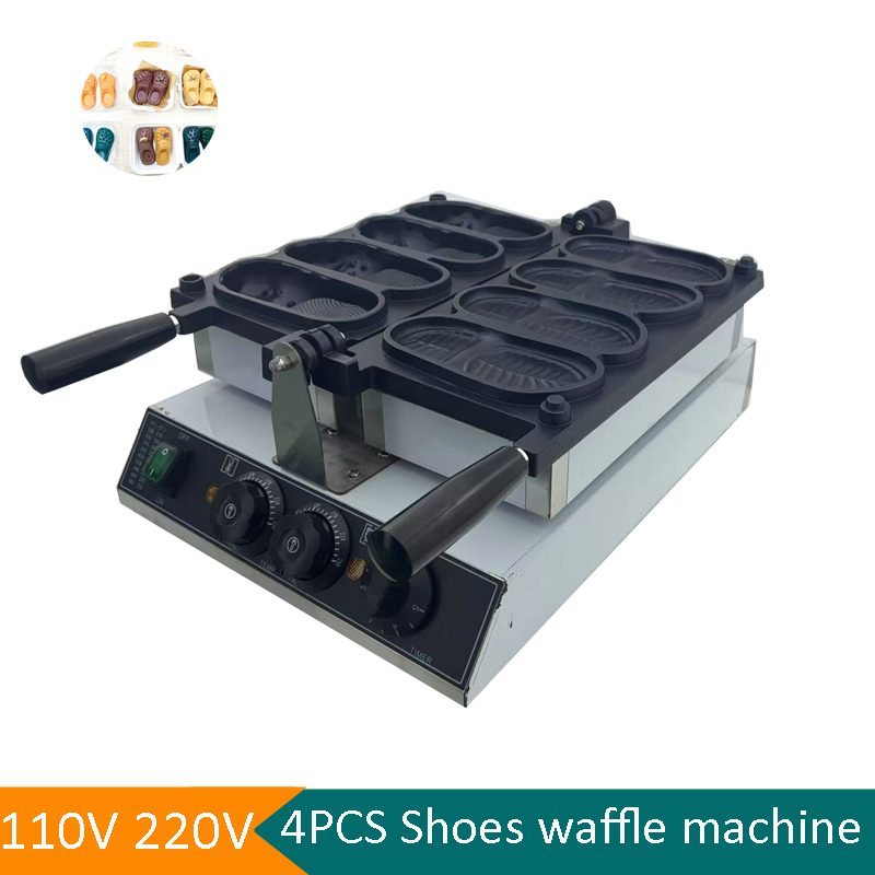 Mini Waffle Maker Machine - Máquina de Waffle em Forma de
