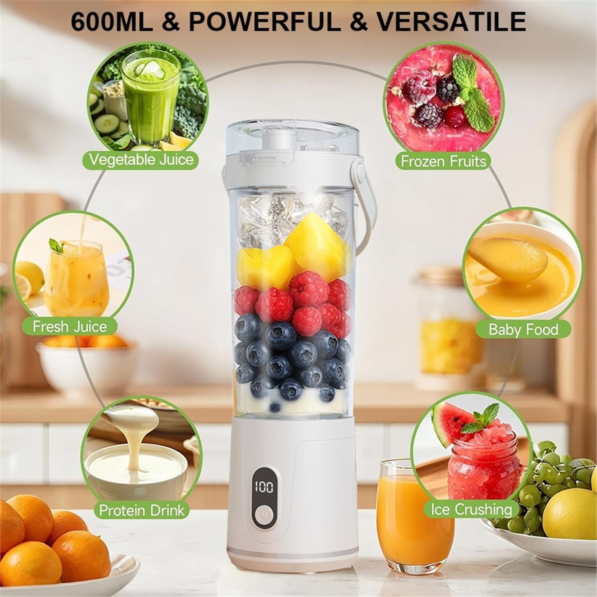 RECOMENDAR】Liquidificador Elét - Portable Blender Usb Rechargeable avaliação e preço