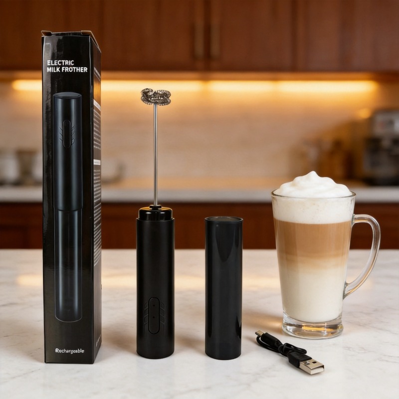 Espumador de Leite Elétrico Po - Electric Milk Frother Handheld avaliação e preço