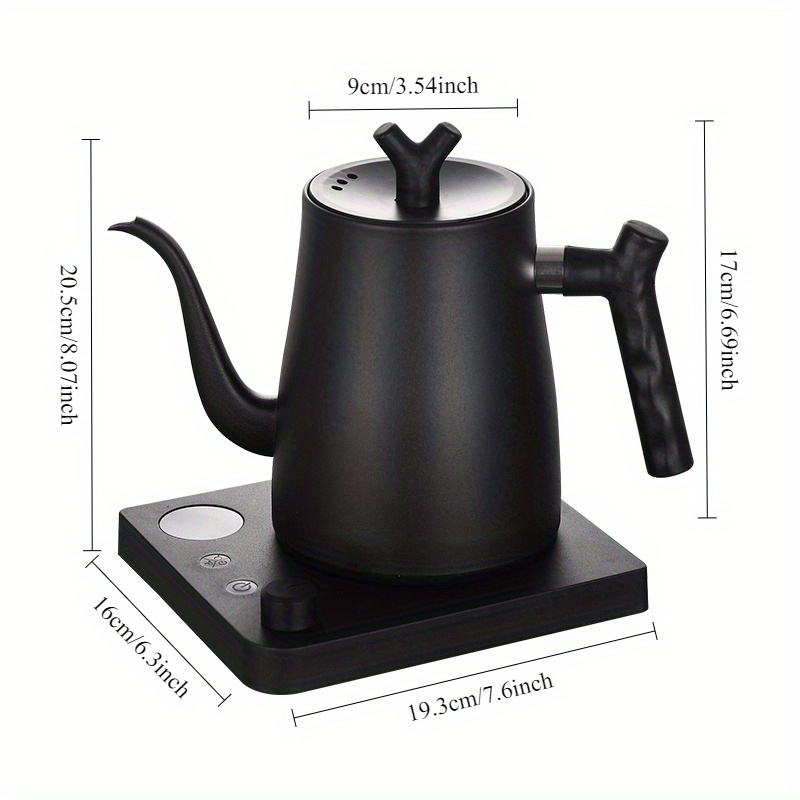Chaleira Elétrica Gooseneck 1. - Electric Kettle Temperature Control avaliação e preço