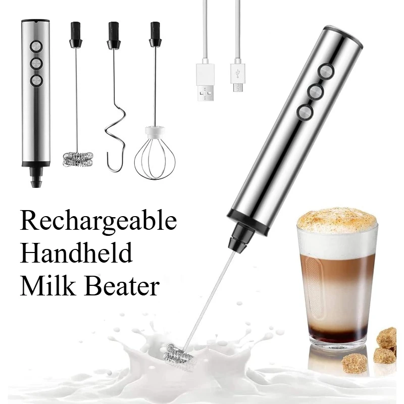 Espumador de leite elétrico po - Electric Milk Frother Handheld avaliação e preço