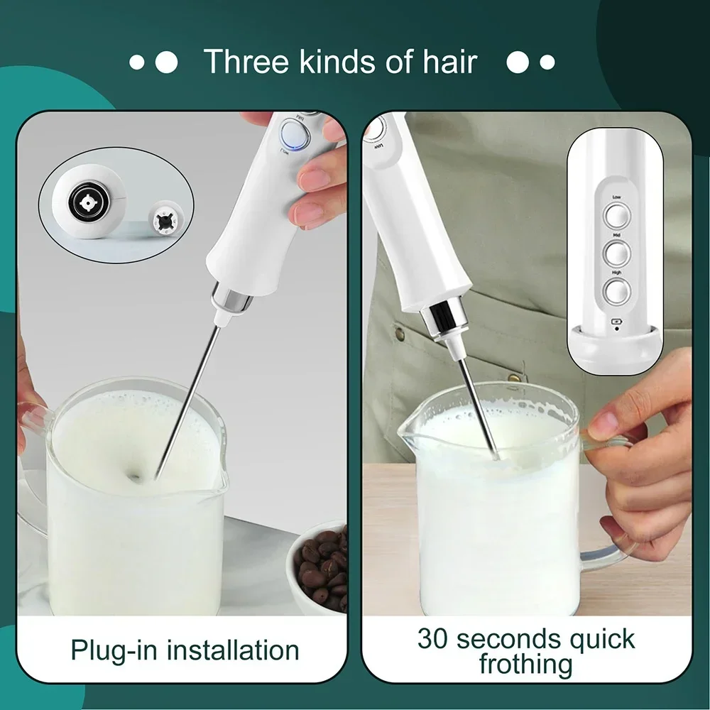 Espumador de Leite Elétrico Po - Portable Blender Usb Rechargeable avaliação e preço