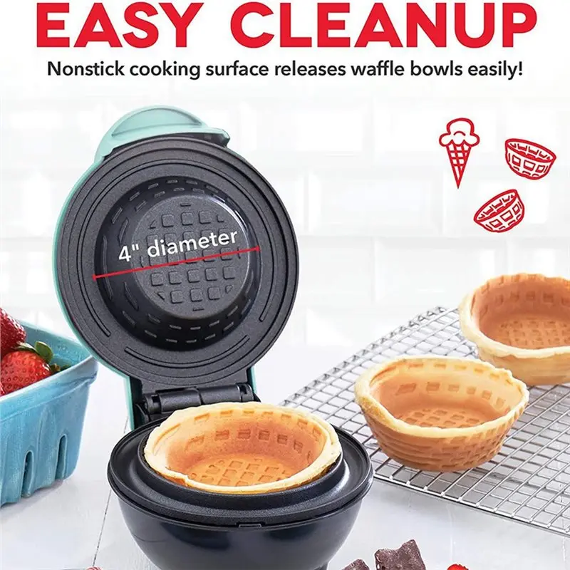 Para uso doméstico, máquina de - Mini Waffle Maker Machine avaliação e preço
