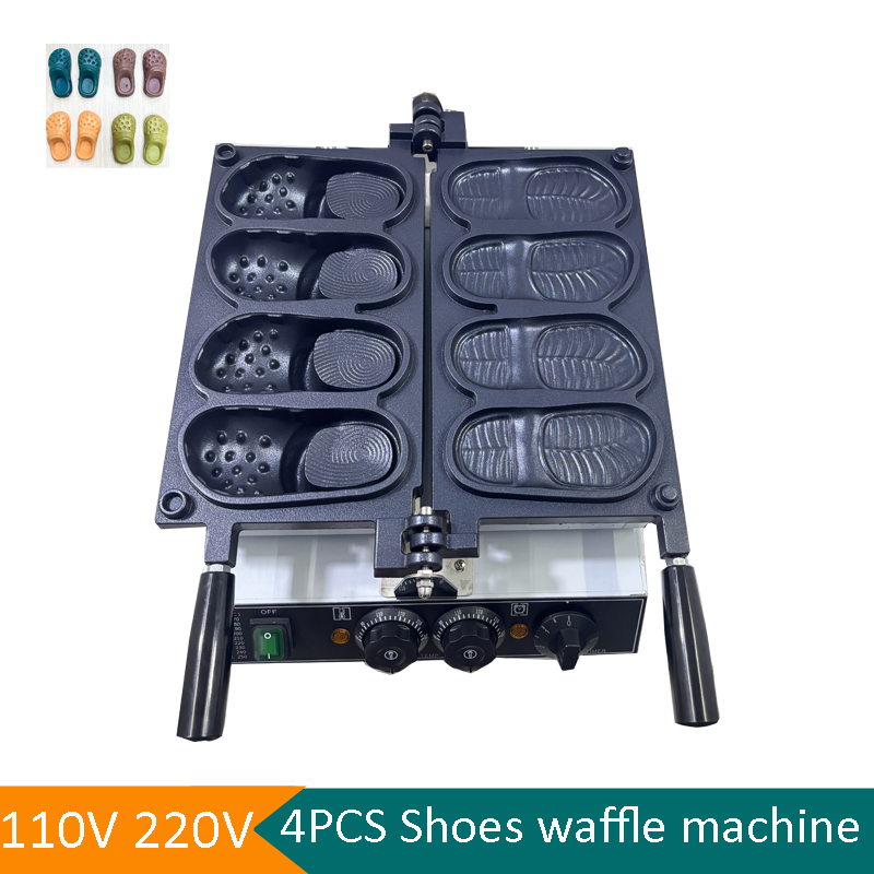 Máquina de Waffle em Forma de  - Mini Waffle Maker Machine avaliação e preço