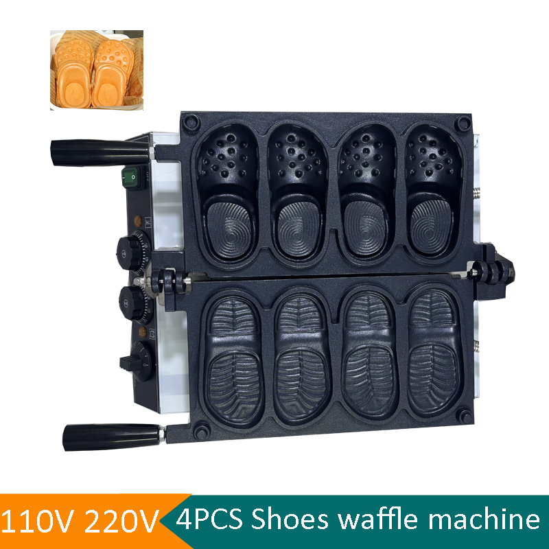 Máquina de Waffle em Forma de  - Mini Waffle Maker Machine avaliação e preço